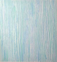 Wood grain painting - faux bois - azure,light-blue,turquoise.