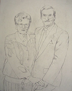 Portrait Oil Painting Stage 1
