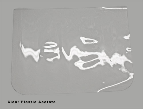 Clear plastic acetate - 15x20 inches.