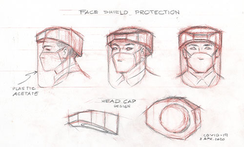Face Shield Protection Design - Covid-19