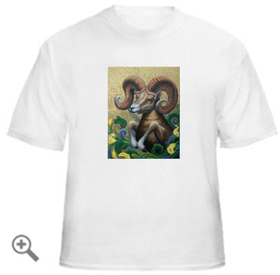 T-shirt - Bighorn Sheep by Richard Ancheta