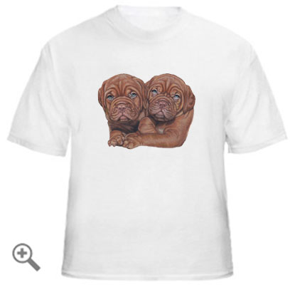 T-shirt - Dogue de Bordeaux by Richard Ancheta