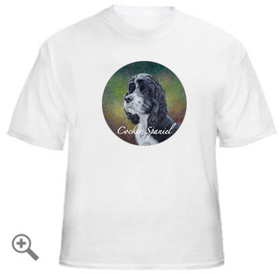 T-shirt - Cocker Spaniel by Richard Ancheta