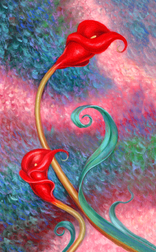 Red Calla Lily by Richard Ancheta