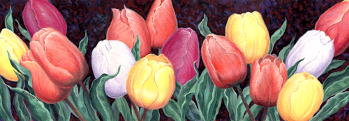 Tulip Bulbs Painting by Richard Ancheta