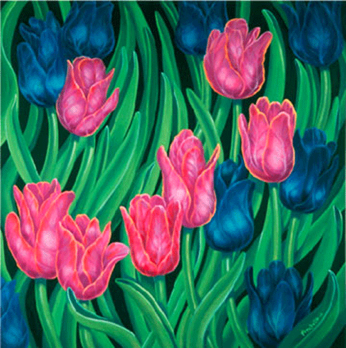 Tulips Oil Painting