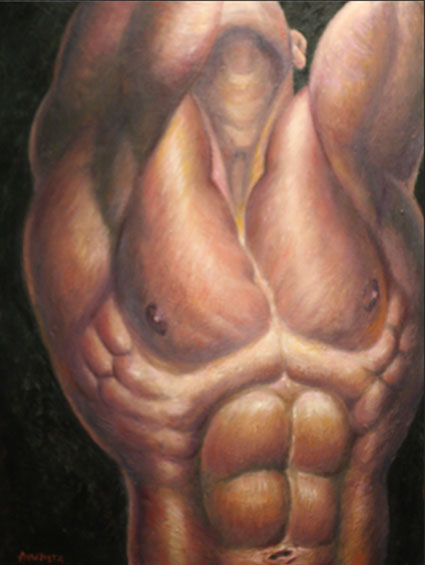  Torso Oil Painting by Richard Ancheta