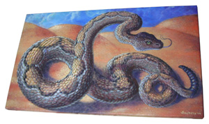 Rattlesnake Oil Painting