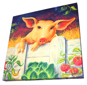 becky-pig-giclee-canvas