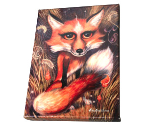 Fox Oil Painting