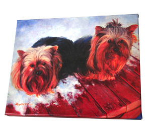 Yorkshire Terrier Painting