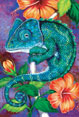 Chameleon - Animal Painting by Richard Ancheta