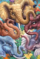 Enchanted Elephant - Animal Painting by Richard Ancheta
