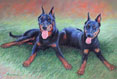 Manchester Terrier - Dog Painting by Richard Ancheta