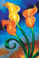 Cala Lily - Flower Painting by Richard Ancheta