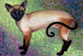 Siamese Cat - Cat Painting by Richard Ancheta