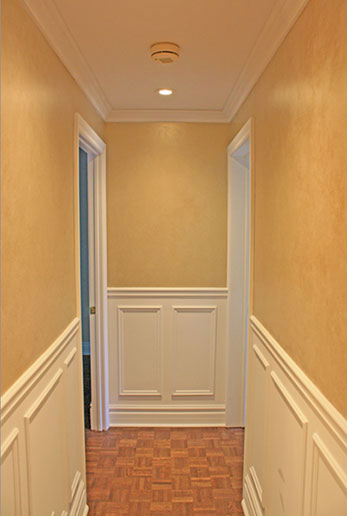 Metallic Walls Decorative Faux Finish Painting - Hall - Montreal