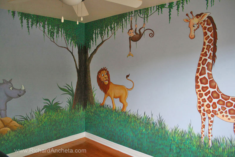 48+ Animal Kids Murals