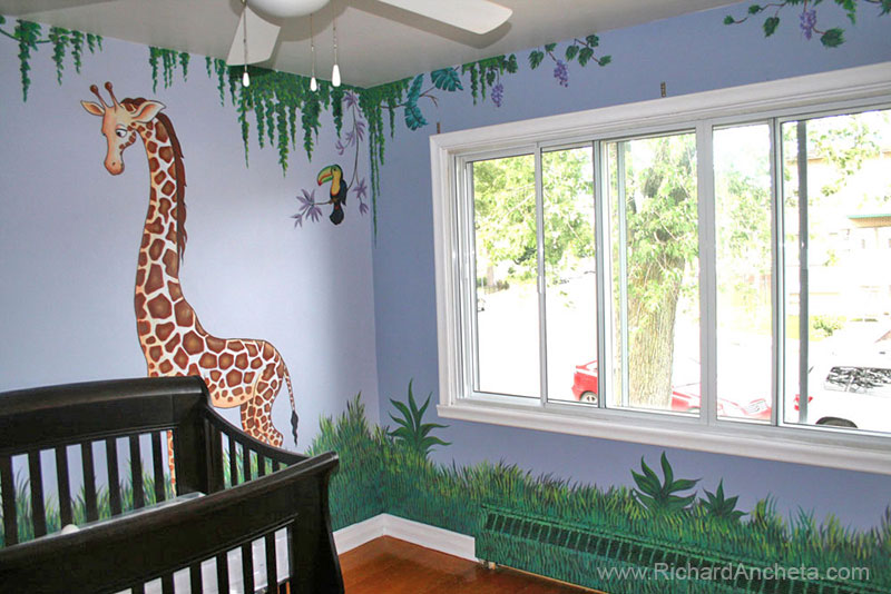 Wall Decal Nursery Animal Wall Mural Nursery Wall Mural Reusable Nurserydecals4you