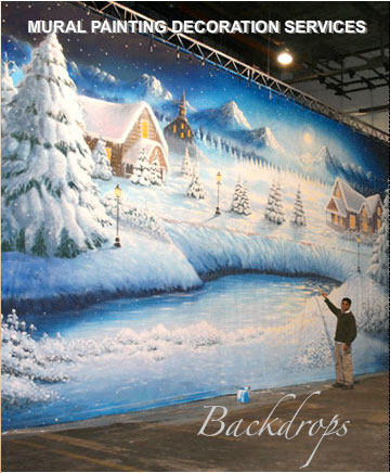 mural painting montreal - backdrops