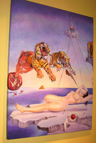 Dali - oil painting reproduction by Richard Ancheta - Montreal.