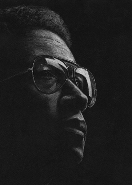 Arthur Ashe - Charcoal Portrait by Richard Ancheta - Montreal

