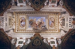 Trompe l'oeil mural found in the Palazzo Pitti