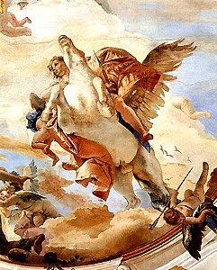 Giovanni Battista Tiepolo was arguably the greatest trompe l'oeil painter