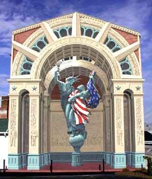 Trompe l'Oeil Murals : Liberty Remembers