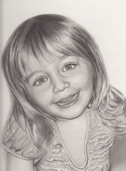 Madison - Charcoal Portrait by Richard Ancheta - Montreal

