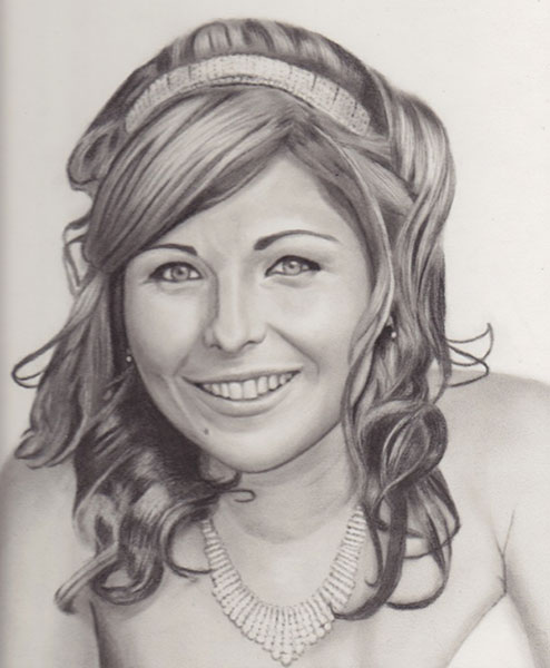 Tanya - Charcoal Portrait by Richard Ancheta - Montreal

